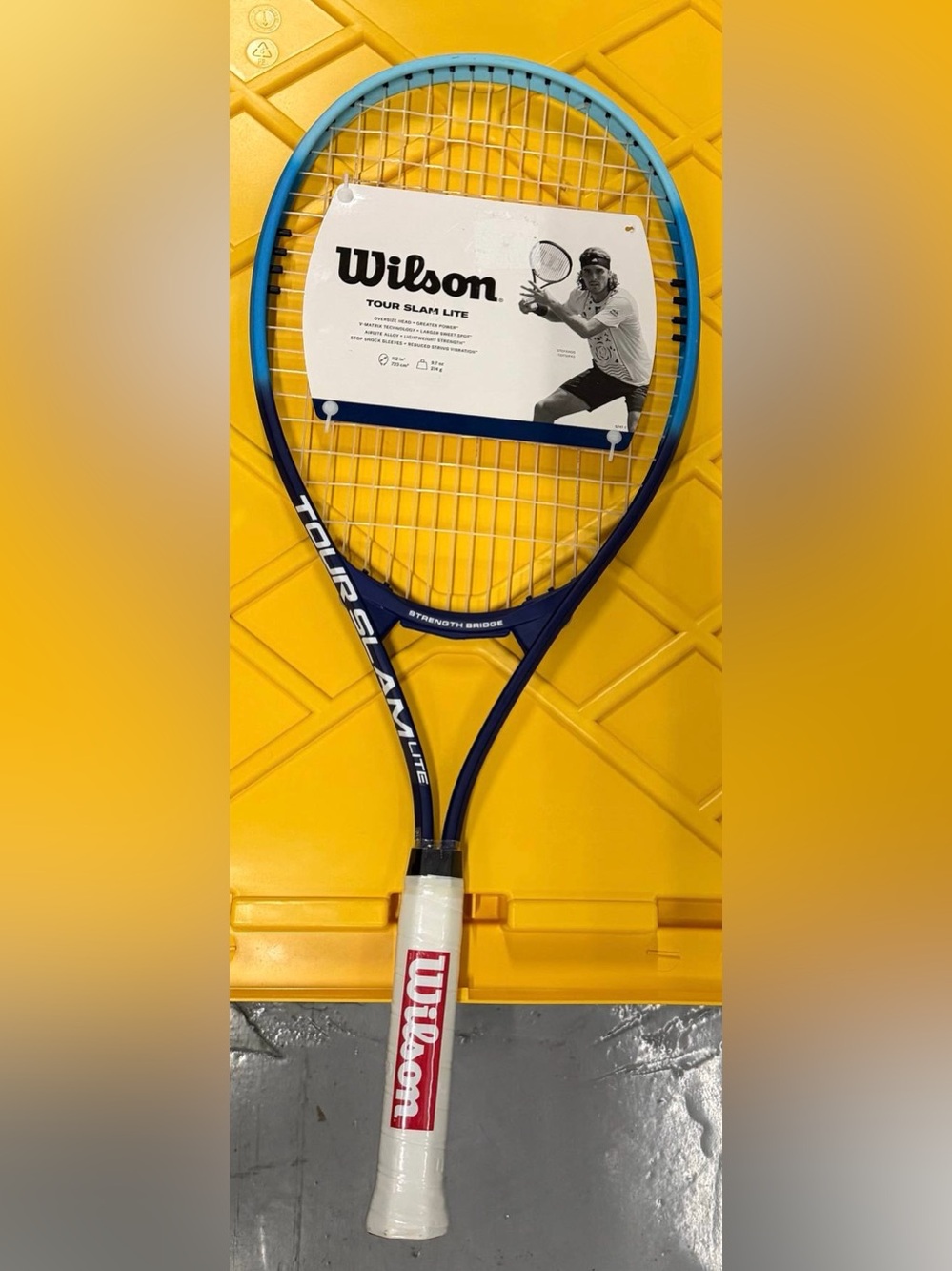 Wilson Blue and White Tour Slam Lite Tennis Racket